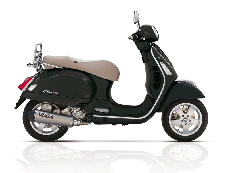 YASUNI Scooter 4 komplette Auspuffanlage - passend für Vespa GTS
