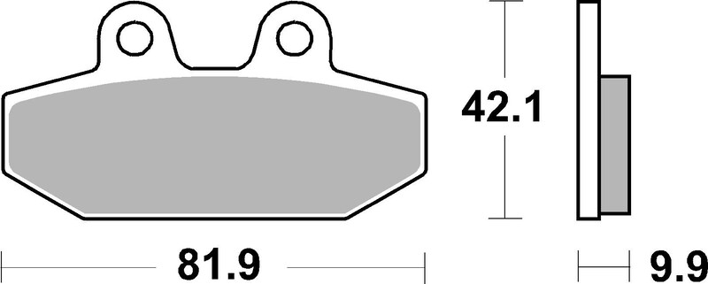 BREMBO Bremsbeläge 07HD23SP Sintermetall