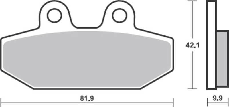 BREMBO Bremsbeläge 07HD23SP Sintermetall