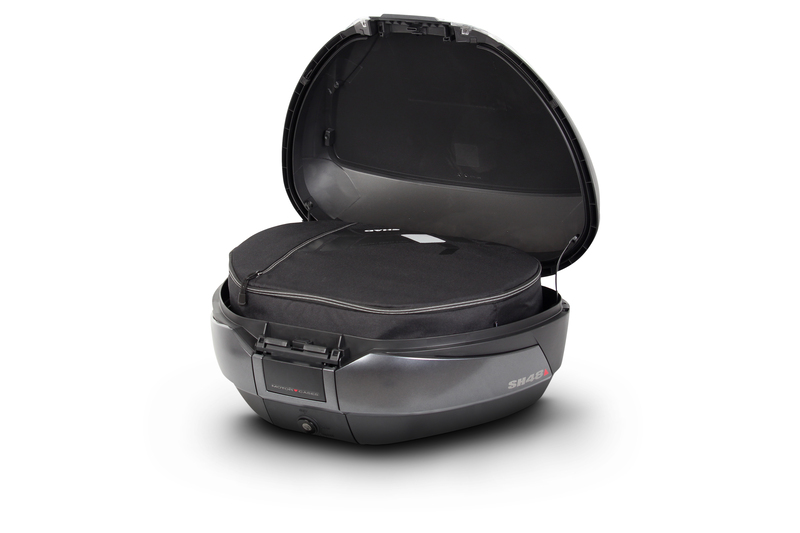 SHAD SH48 DG Top Case + Rückenlehne Dunkelgrau