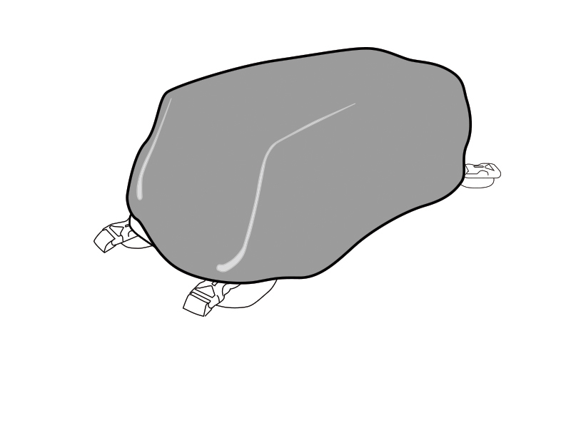SHAD Tankrucksack Regenschutz