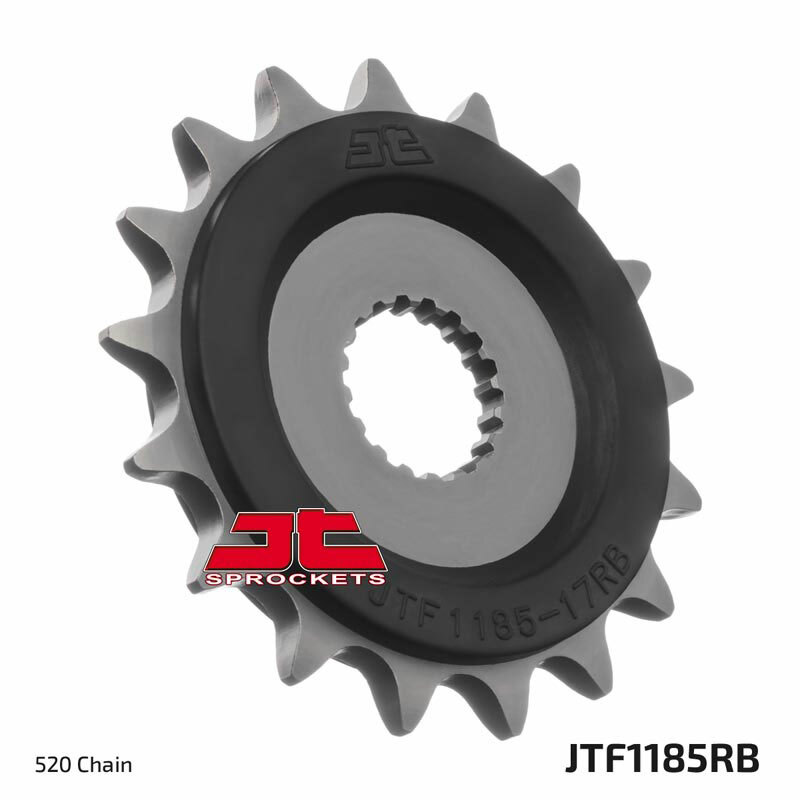 JT SPROCKETS Geräuschgedämpftes Stahlritzel vorne - 520