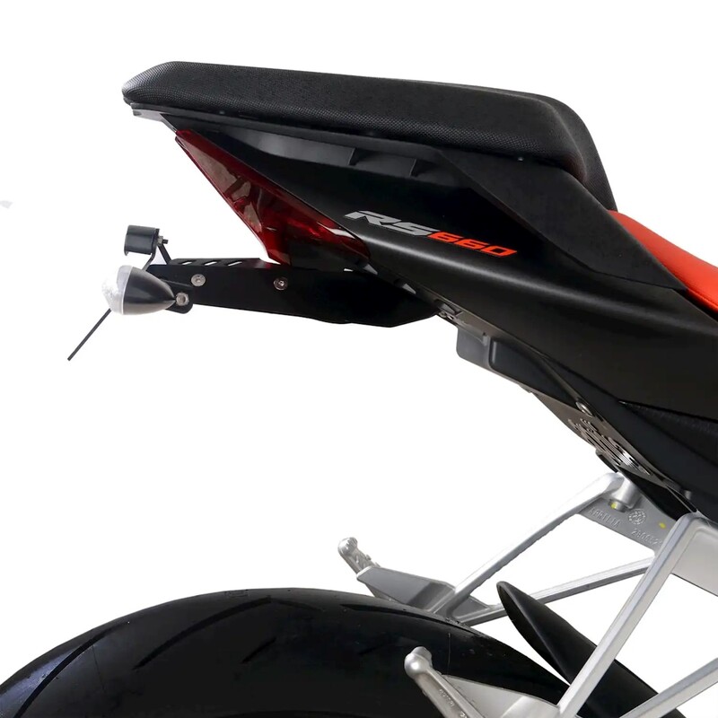 R&G RACING Kennzeichenhalter - Schwarz passend für Aprilia