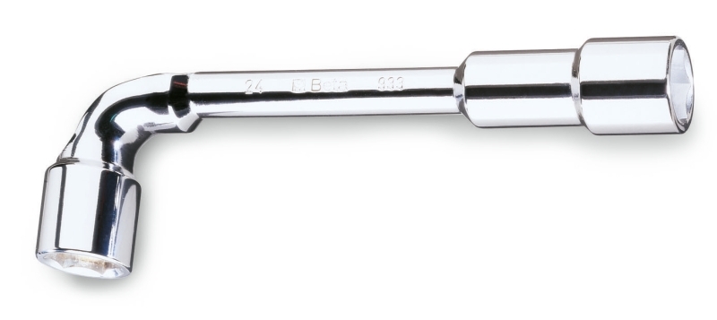 BETA Gekröpfter Sechskant-Steckschlüssel - 7mm Poliert Chrom