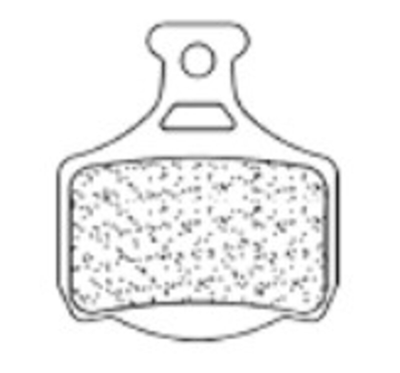CL BRAKES Bicycle Brake Pads Sintered Compound Road - 4066RDX