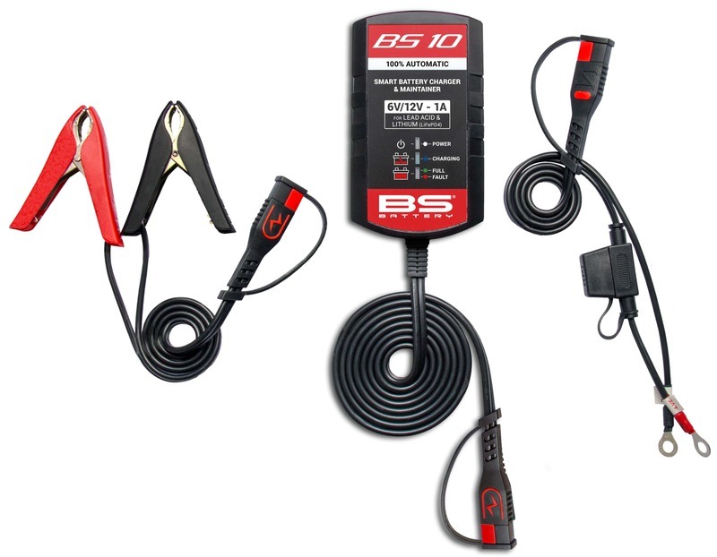 BS BATTERY BS10 Intelligentes Batterieladegerät - 6V/12V 1A