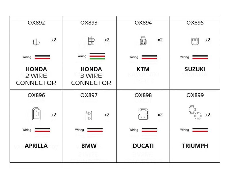OXFORD Blinker Adapterkabel - passend für Triumph