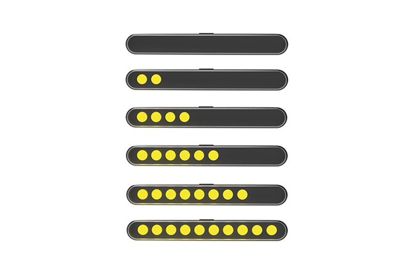 HIGHSIDER pro Stripe-Run LED Sequenz-Blinker Modul Gehäuse Schwarz / Linse Rauchgrau (Paar), Vorn & Hinten