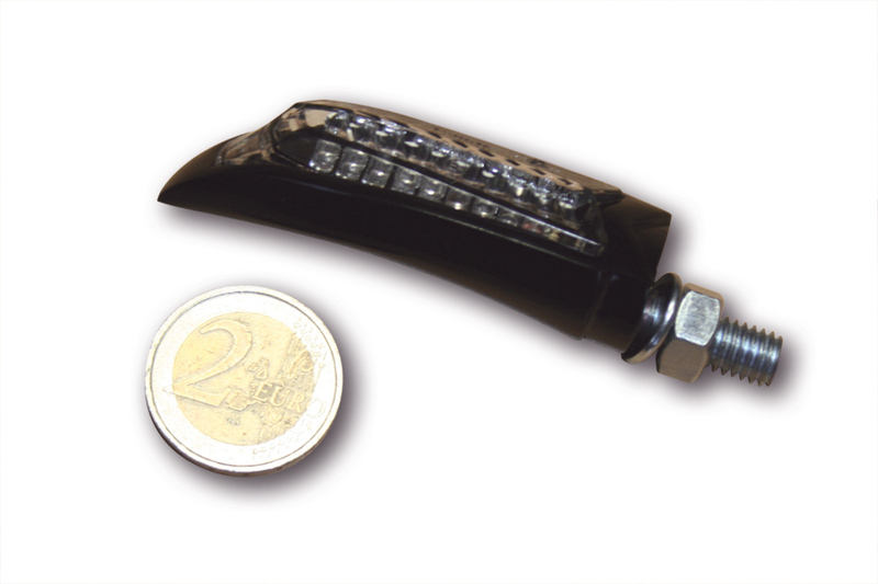 HIGHSIDER pro Arc LED Blinker/Positionslicht Schwarz/Getönt 2in1, E-Geprüft (Paar)