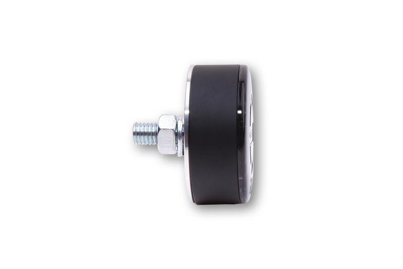 HIGHSIDER pro Rocket LED Blinker Gehäuse Schwarz / Linse Rauchgrau (Paar), Vorn & Hinten