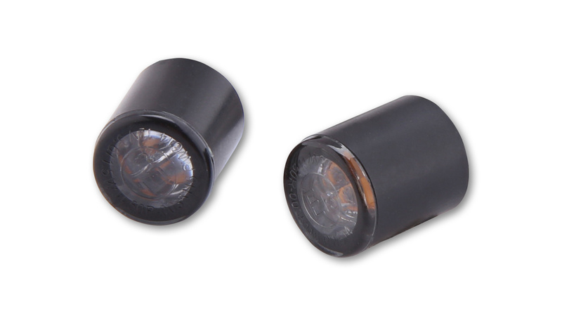 HIGHSIDER pro Proton Modul LED Blinker/Positionslicht Schwarz/Getönt 2in1, E-Geprüft (Paar)