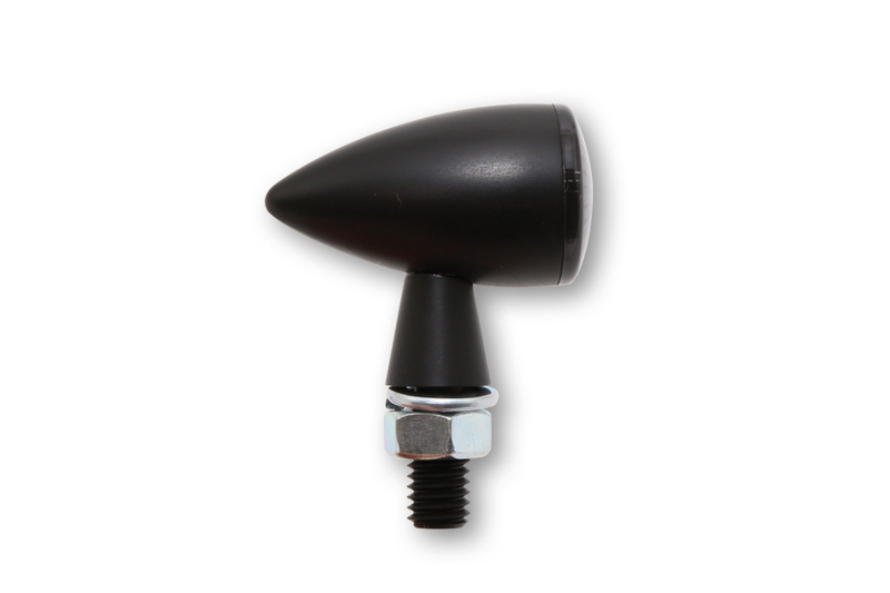 HIGHSIDER pro Montana Bullet LED Blinker mit Brems- & Rücklicht 3in1, Schwarz-Matt (Paar)