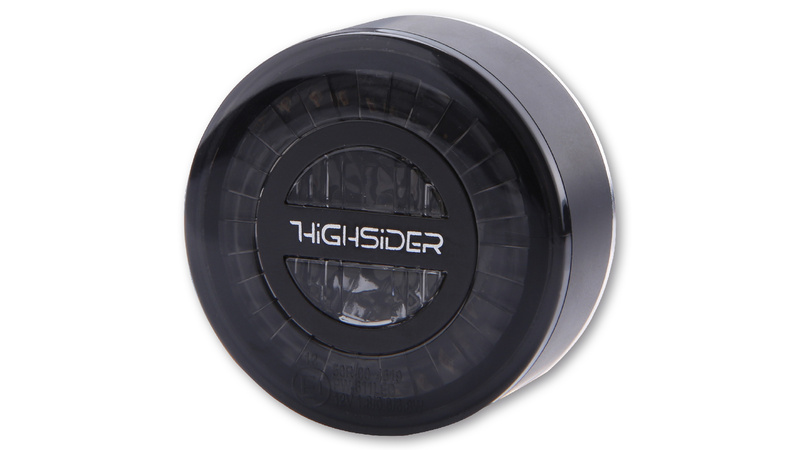 HIGHSIDER pro Rocket Module LED Rück-, Bremslicht, Blinker Schwarz/Getönt 3in1, E-Geprüft (Paar)