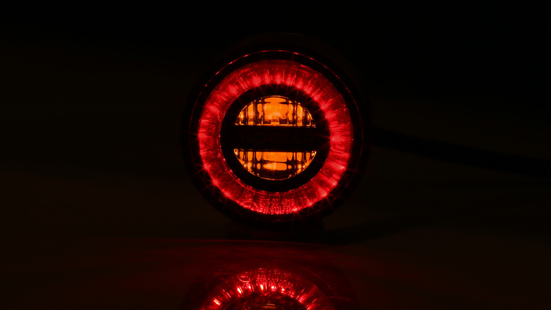 HIGHSIDER pro Rocket Module LED Rück-, Bremslicht, Blinker Schwarz/Getönt 3in1, E-Geprüft (Paar)