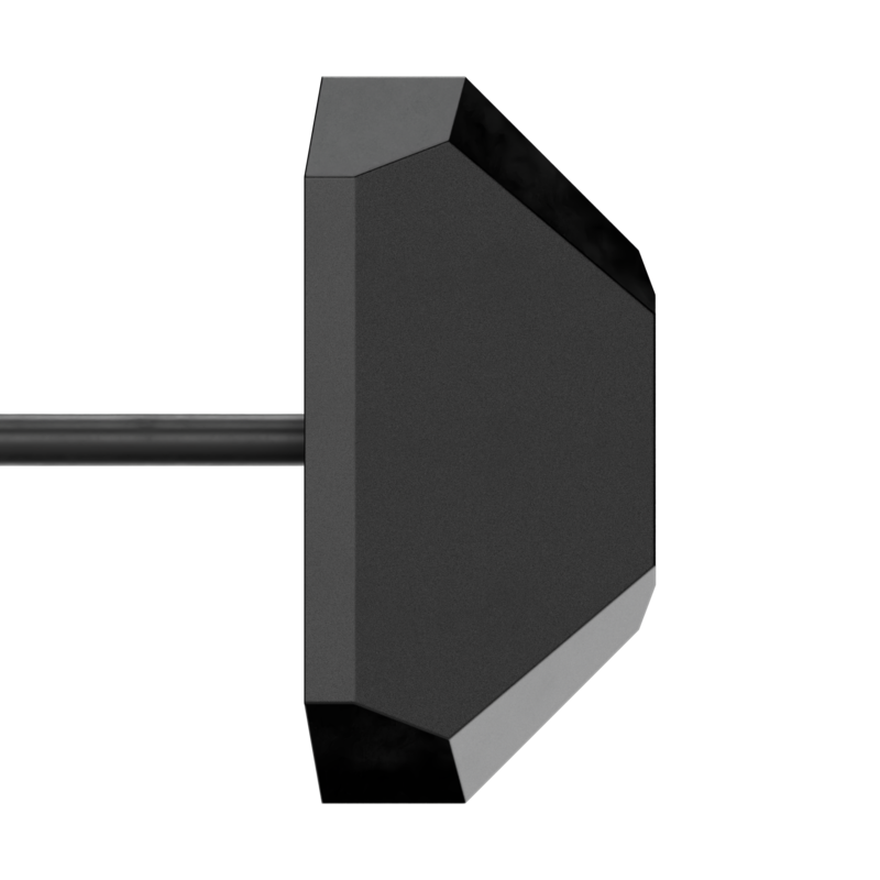 HIGHSIDER pro Split-XL LED Kennzeichenbeleuchtung Schwarz/Transparent SMD