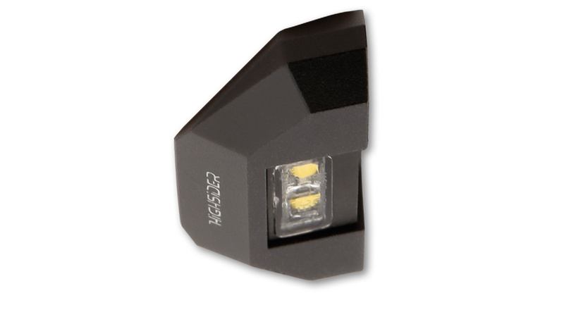 HIGHSIDER pro Split-XL LED Kennzeichenbeleuchtung Schwarz/Transparent SMD