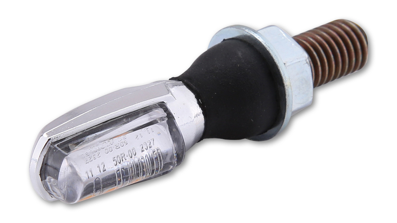 SHIN YO Spark LED Indicator Gehäuse Carbon / Linse Klar (Paar), Vorn & Hinten