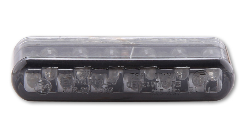 SHIN YO Shorty LED Indicator-Module Gehäuse / Linse Rauchgrau (Paar), Vorn & Hinten