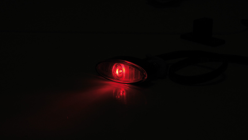 SHIN YO Mini LED Rücklicht Oval, E-Geprüft (1Stck)