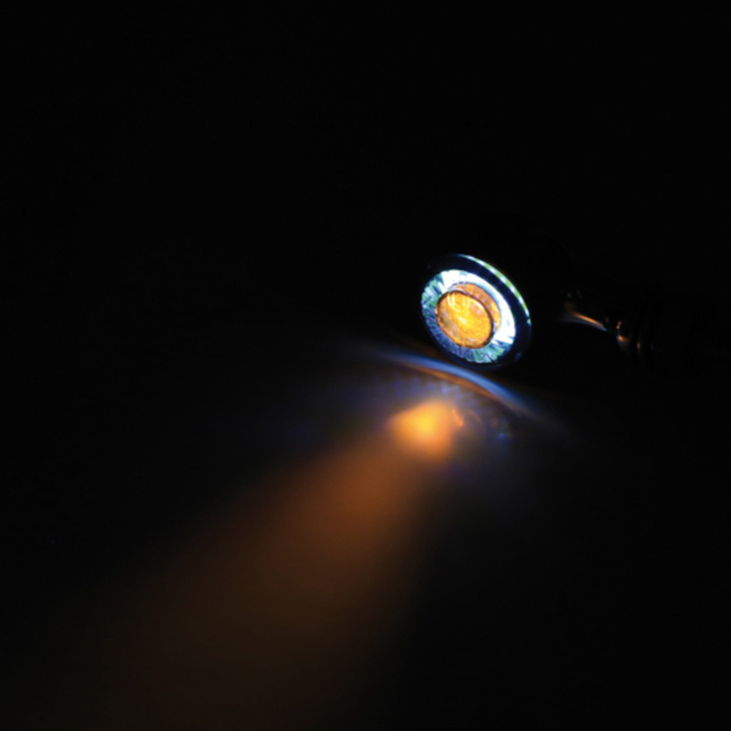 HIGHSIDER pro Apollo Classic LED Blinker/Positionslicht Chrom/Getönt 2in1, E-Geprüft (Paar)