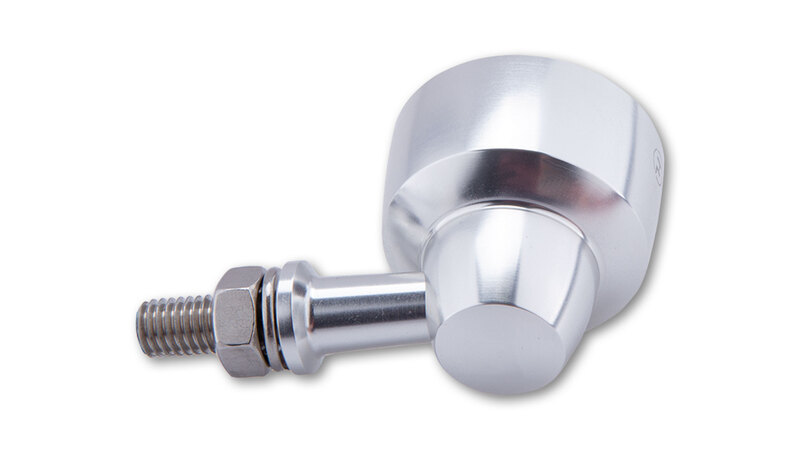 HIGHSIDER pro Classic-X1 LED Indicator Gehäuse Silber / Linse Rauchgrau (Paar), Vorn & Hinten