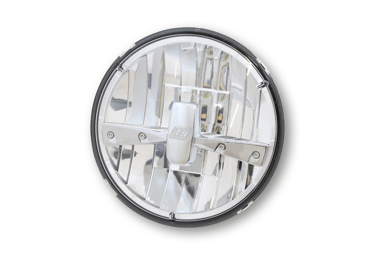 HIGHSIDER pro 7 Zoll Hauptscheinwerfereinsatz Typ 3 LED Schwarz E-Geprüft