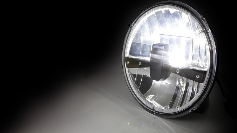 HIGHSIDER pro 7 Zoll Hauptscheinwerfereinsatz Typ 3 LED Schwarz E-Geprüft
