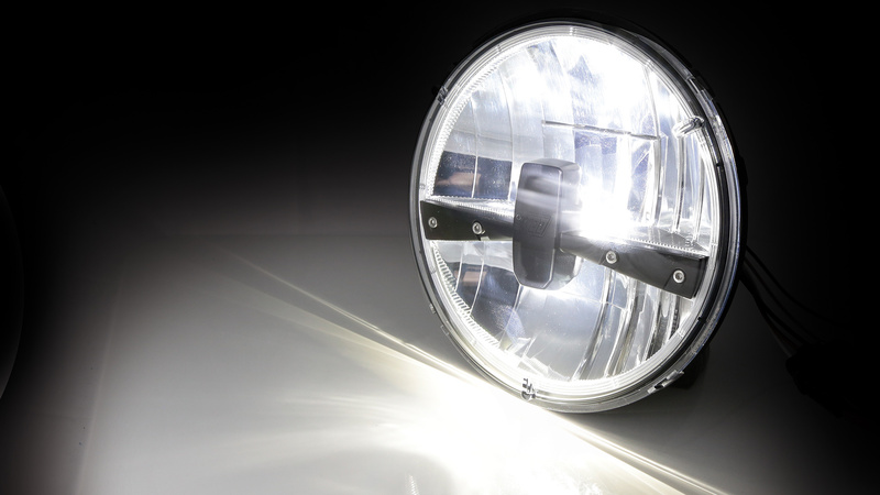 HIGHSIDER pro 7 Zoll Hauptscheinwerfereinsatz Typ 3 LED Schwarz E-Geprüft