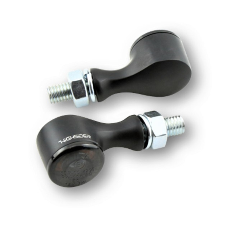 HIGHSIDER pro Apollo Classic LED Rück-, Bremslicht, Blinker Schwarz/Getönt 3in1, E-Geprüft (Paar)