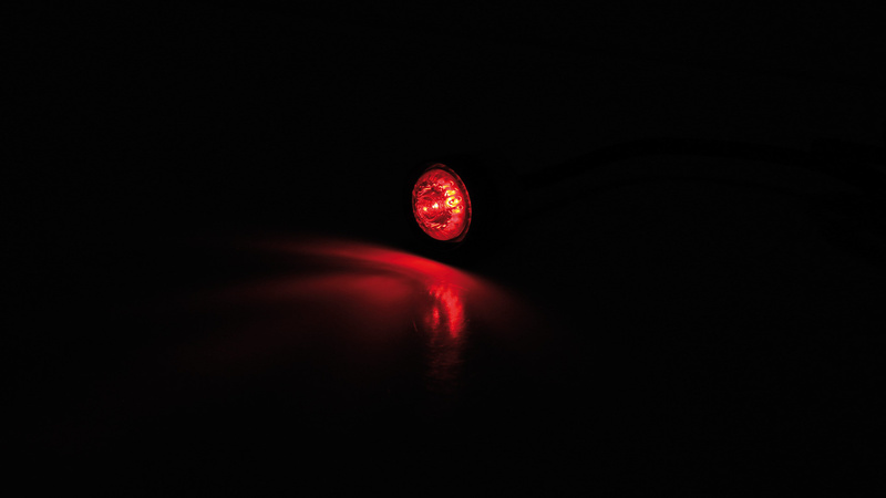 HIGHSIDER pro Mono LED Rücklichteinheit Schwarz/Transparent (1Stck)
