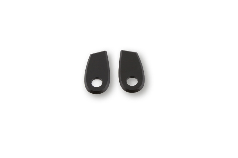 HIGHSIDER pro Montageplatten Indy Spacer Aluminium Schwarz, passend für BMW