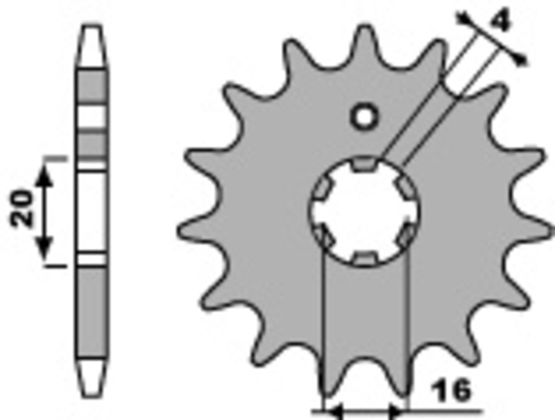 PBR Standard Stahlritzel vorne - 428