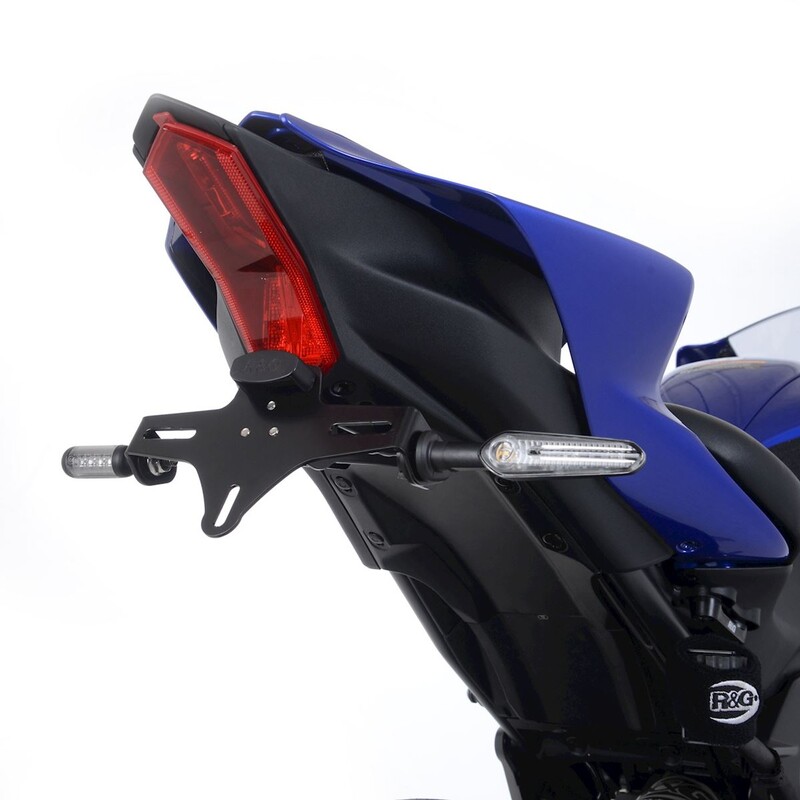 R&G RACING Kennzeichenhalter - Schwarz passend für Yamaha R7