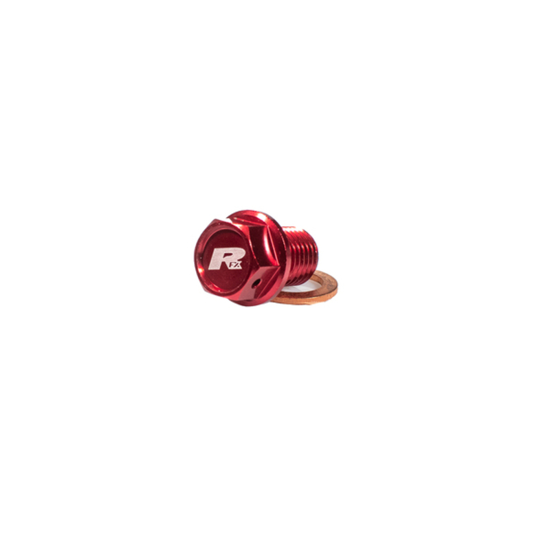 RFX Magnetische Ablassschraube (Rot) [M12 x 15 mm x 1,25]