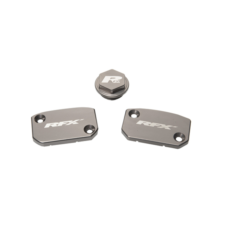RFX Pro Series Satz Behälterabdeckung - mineralgrau / Brembo bremsen und kupplung