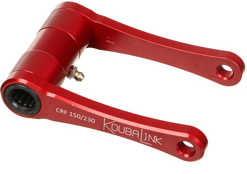KOUBALINK Tieferlegungssatz (44.5 - 50.8 mm) Rot - passend für Honda CRF150F / 230F