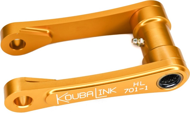 KOUBALINK Tieferlegungssatz (25.4 mm) Gold - passend für Husqvarna 701 Enduro