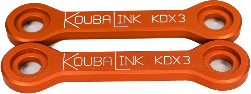 KOUBALINK Tieferlegungssatz (57.2 mm) Gold - passend für Kawasaki KDX200 / 250