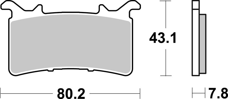 BREMBO Bremsbeläge TYP 07GR99SR Sinter - Sport