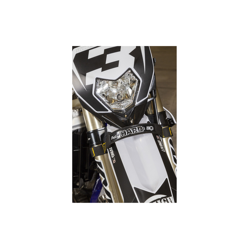 S3 Hard Enduro Ziehgurt, Vorn, Schwarz