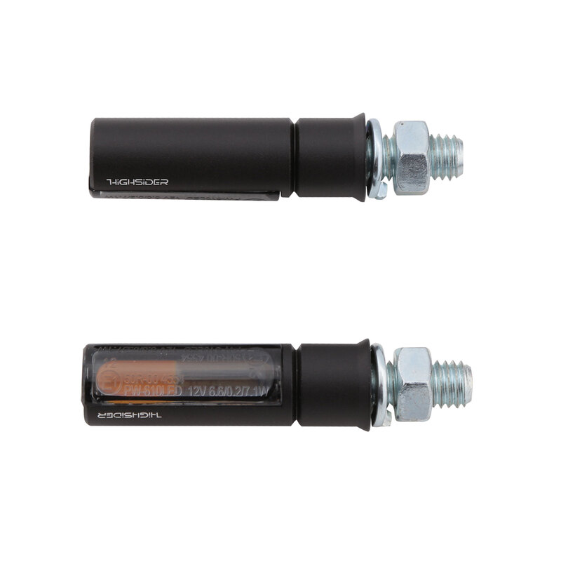HIGHSIDER pro Conero Black-Edition LED Blinker, Brems- & Rücklicht 3in1, Matt-Schwarz, (Paar)