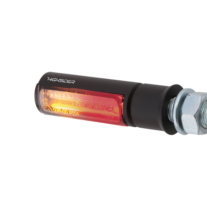 HIGHSIDER pro Conero Black-Edition LED Blinker, Brems- & Rücklicht 3in1, Matt-Schwarz, (Paar)