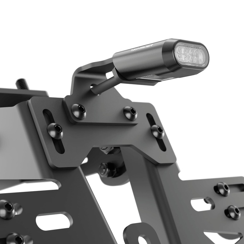 HIGHSIDER pro Split-RS LED Rücklicht Schwarz/Transparent E-geprüft (1Stck)