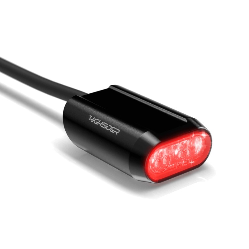 HIGHSIDER pro Split-RS LED Rücklicht Schwarz/Transparent E-geprüft (1Stck)