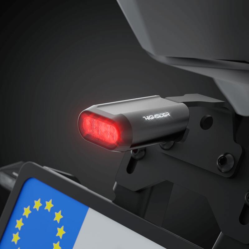 HIGHSIDER pro Split-RS LED Rücklicht Schwarz/Transparent E-geprüft (1Stck)