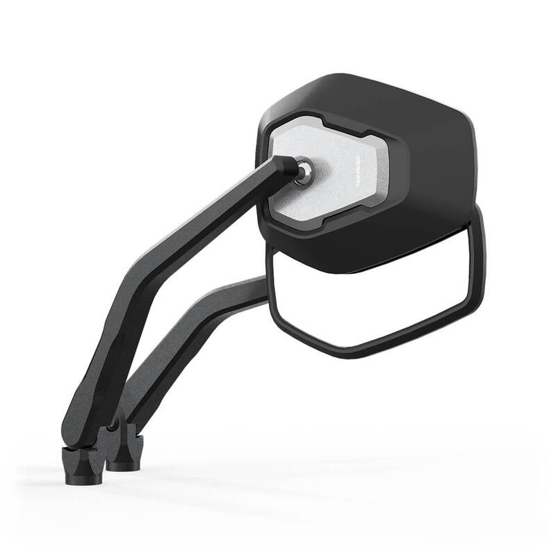 HIGHSIDER pro Ventura-Trek, Lenkerspiegel, Schwarz/Silber (Paar)