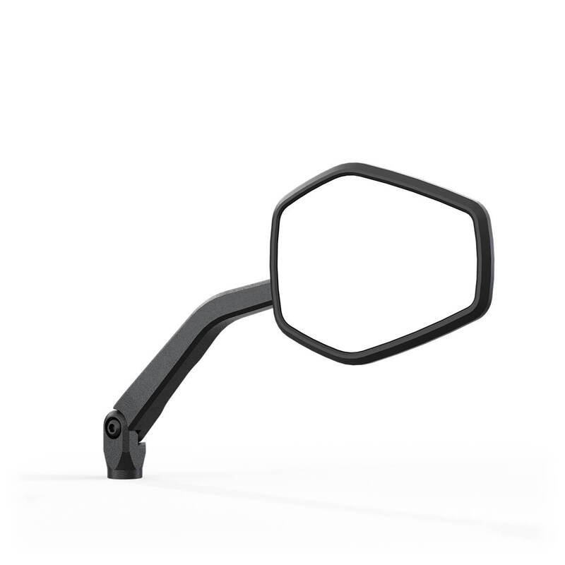 HIGHSIDER pro Ventura-Trek, Lenkerspiegel, Schwarz/Silber (Paar)