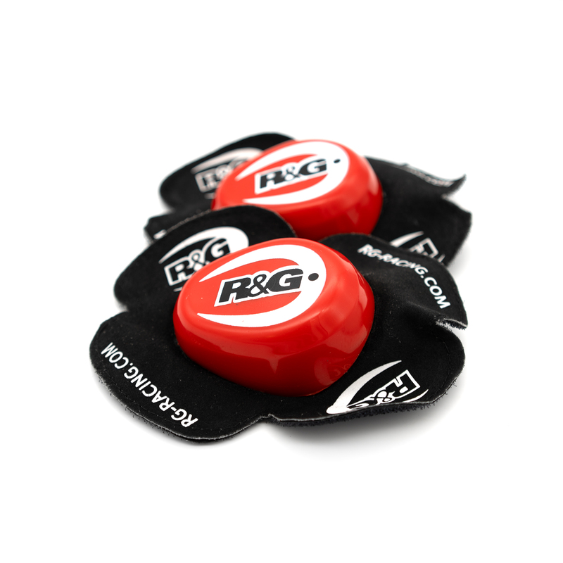 R&G RACING Aero-Knieschleifer Klettverschluss Rot