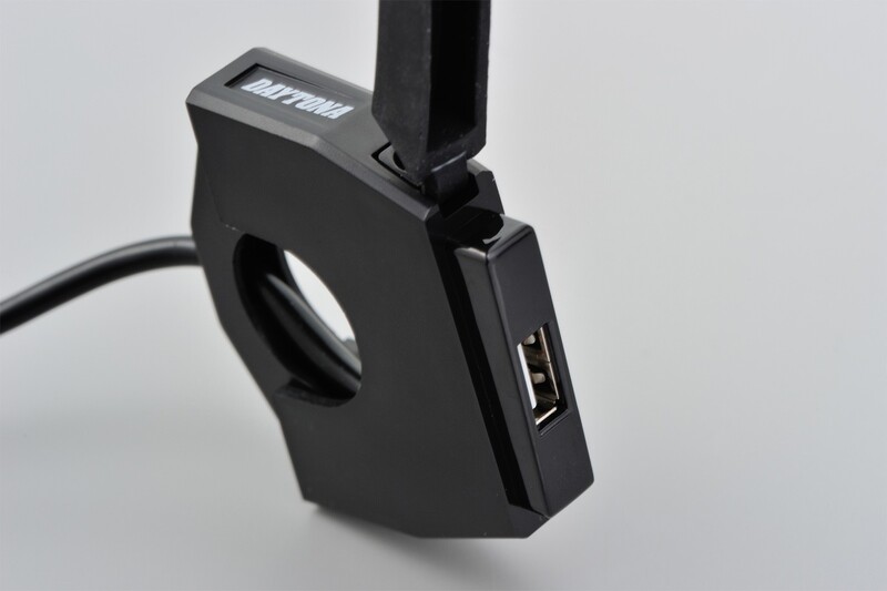 DAYTONA Slim USB-Netzteil - Lenker Ø22,2/25,4
