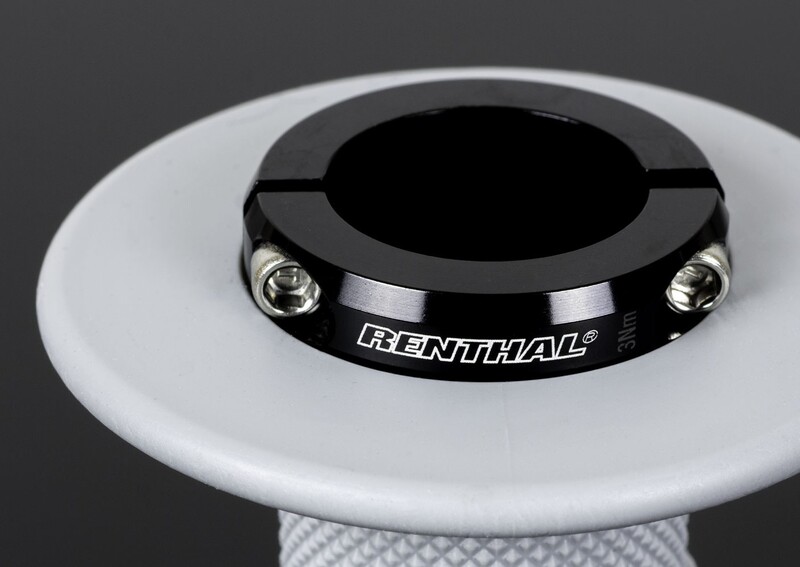 RENTHAL MX Original Lock-On Tapered Griffe - Soft - Half Waffle